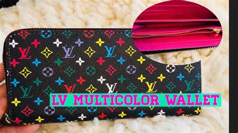 louis vuitton black multicolor|multicolor louis vuitton wallet.